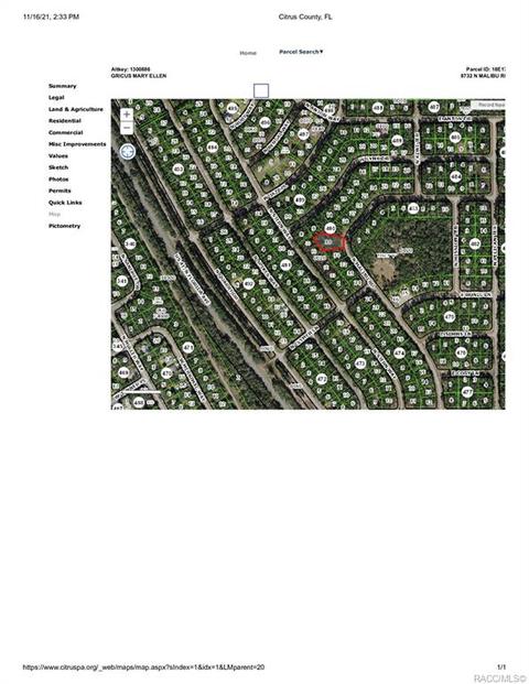8732 N Malibu Rd, Citrus Springs, FL 34434