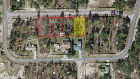 4 Lots W Admiral Ln, Citrus Springs, FL 34433