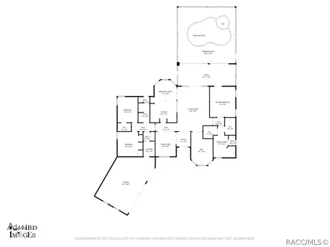Floorplan - 1403 N Skyhawk Pt, Hernando, FL 34442 photo 1 of 1