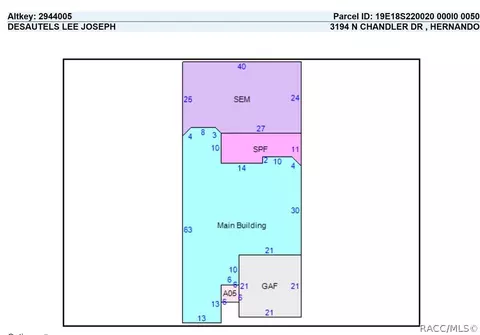 Floorplan - 3194 N Chandler Dr, Hernando, FL 34442 photo 2 of 2
