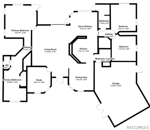 Floorplan - 1807 N Musial Pt, Hernando, FL 34442 photo 1 of 1