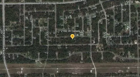 2160 W Galaxy Ln, Citrus Springs, FL 34434