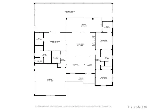 Floorplan - 667 E Reehill St, Lecanto, FL 34461 photo 1 of 1
