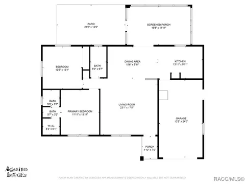 Floorplan - 5992 E Devon Ln, Inverness, FL 34452 photo 1 of 1