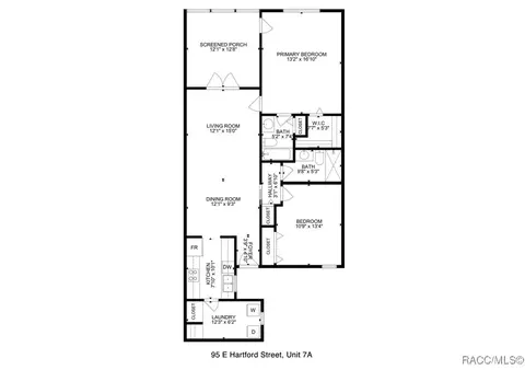 Floorplan - 95 E Hartford St #7A, Hernando, FL 34442 photo 1 of 1
