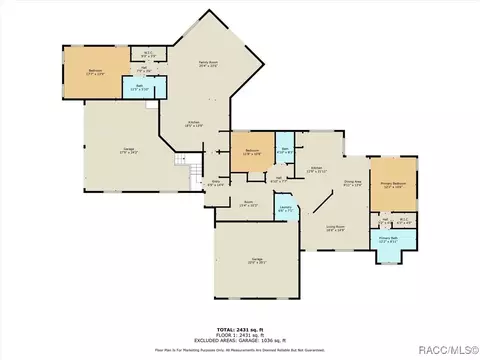 Floorplan - 919 W Pearson St, Hernando, FL 34442 photo 1 of 1