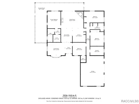 Floorplan - 4741 E Lakeview Pl, Hernando, FL 34442 photo 1 of 1