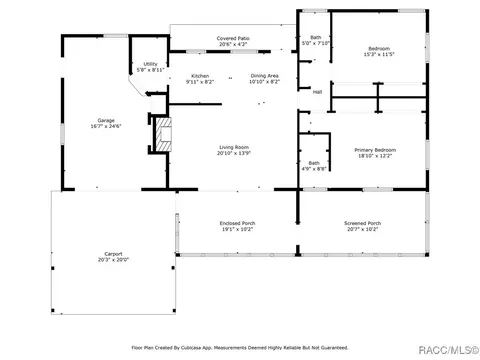 Floorplan - 5190 N Dewey Way, Hernando, FL 34442 photo 1 of 1