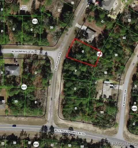 7461 N Voyager Dr, Citrus Springs, FL 34433
