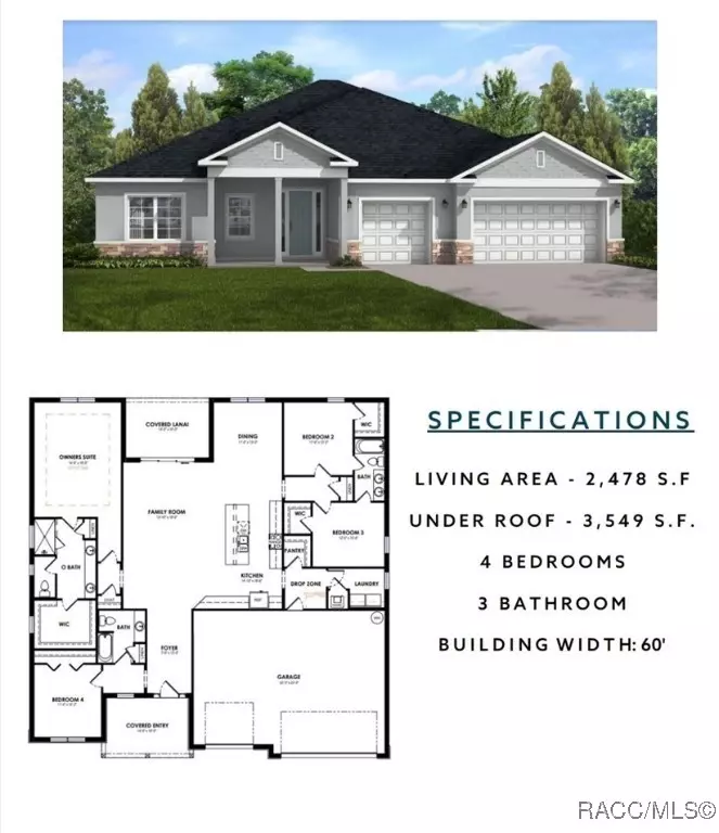 Floorplan - 2645 N Annapolis Ave, Hernando, FL 34442 photo 1 of 1