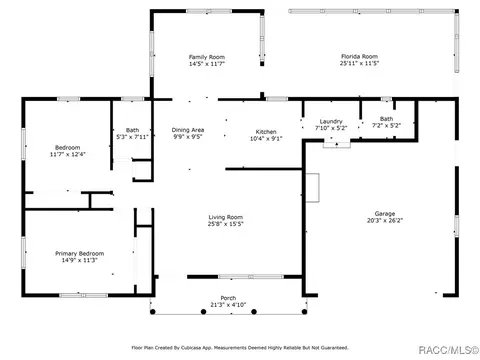 Floorplan - 6045 E Rector St, Inverness, FL 34452 photo 1 of 1