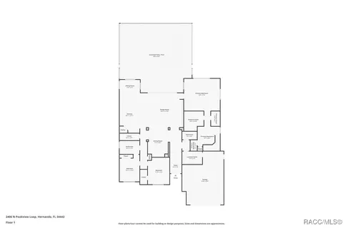 Floorplan - 2406 N Peakview Loop, Hernando, FL 34442 photo 1 of 1