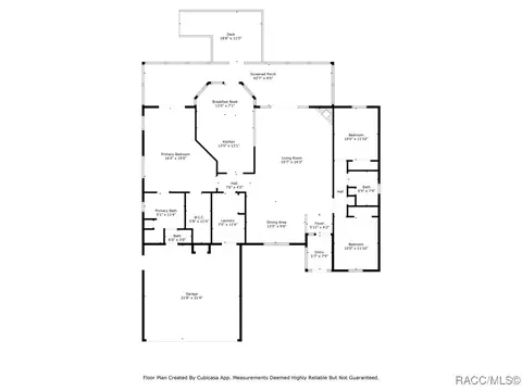 Floorplan - 6385 N Shorewood Dr, Hernando, FL 34442 photo 1 of 1