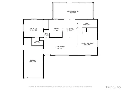 Floorplan - 2311 N Page Ave, Hernando, FL 34442 photo 1 of 1