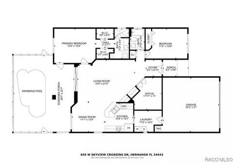 Floorplan - 855 W Skyview Crossing Dr, Hernando, FL 34442 photo 1 of 1