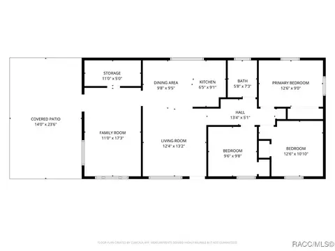 Floorplan - 420 Davidson Ave, Inverness, FL 34450 photo 1 of 1
