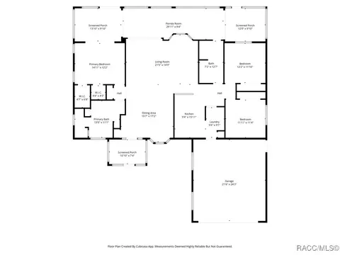 Floorplan - 3059 N Chandler Dr, Hernando, FL 34442 photo 1 of 1