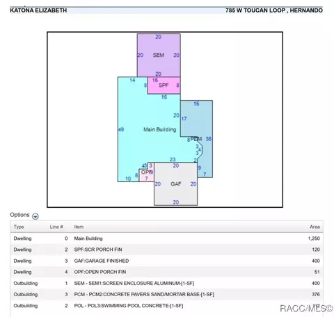 Floorplan - 785 W Toucan Loop, Hernando, FL 34442 photo 1 of 1