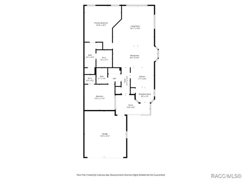 Floorplan - 1529 N Foxboro Loop, Crystal River, FL 34429 photo 1 of 1