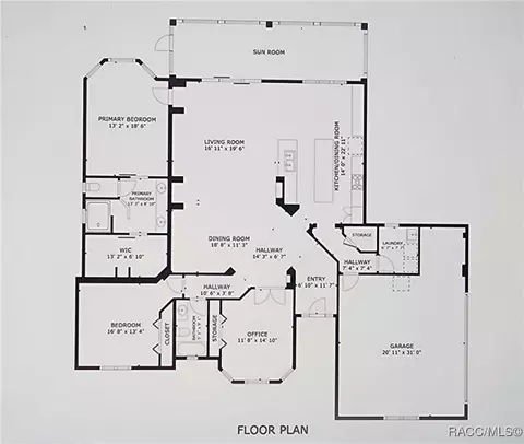 Floorplan - 1638 N Eagle Ridge Path, Hernando, FL 34442 photo 1 of 1