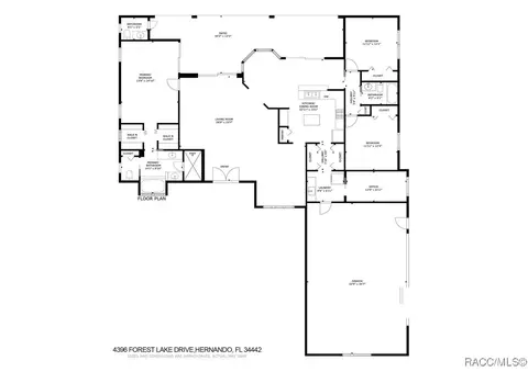 Floorplan - 4396 N Forest Lake Dr, Hernando, FL 34442 photo 1 of 1