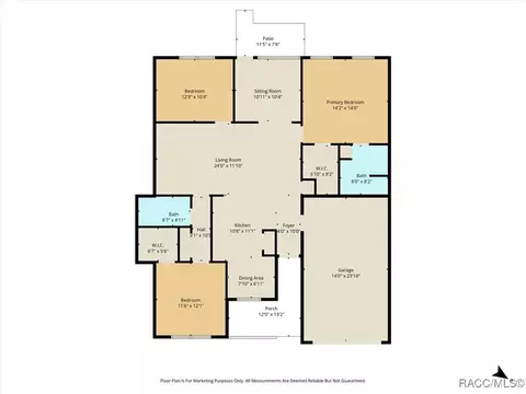Floorplan - 802 E Hillsborough Ct, Hernando, FL 34442 photo 1 of 1