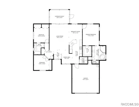 Floorplan - 3658 E Arbor Lakes Dr, Hernando, FL 34442 photo 1 of 1