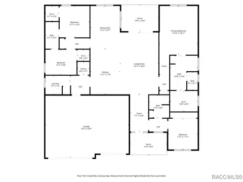 Floorplan - 1215 E Getty Ln, Hernando, FL 34442 photo 1 of 1