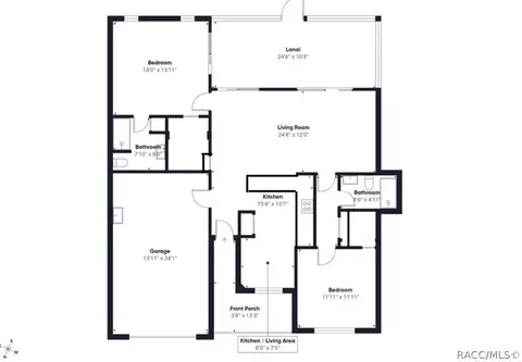 Floorplan - 2322 N Saint Johns Pt, Hernando, FL 34442 photo 1 of 1