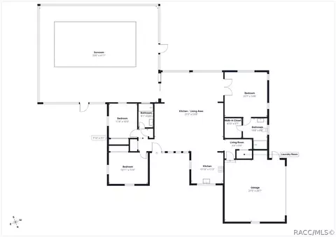 Floorplan - 650 E Dakota Ct, Hernando, FL 34442 photo 1 of 1