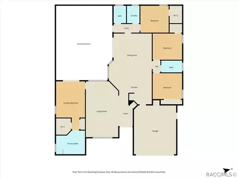 Floorplan - 374 N Turkey Pine Loop, Lecanto, FL 34461 photo 1 of 1