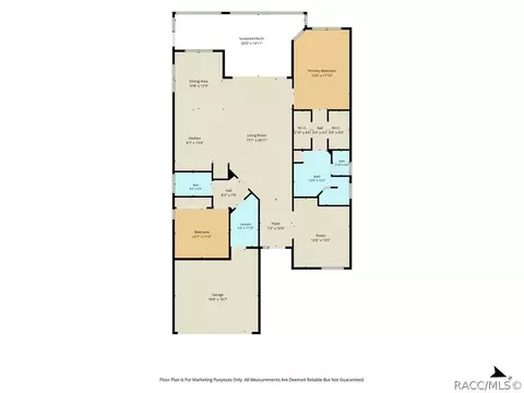 Floorplan - 2030 N Bush Hill Loop, Hernando, FL 34442 photo 1 of 1