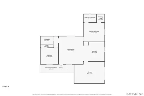 Floorplan - 21 River Trail Dr, Inglis, FL 34449 photo 1 of 1
