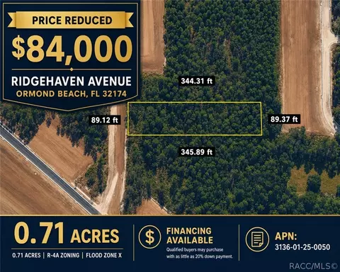 tbd Ridgehaven Ave, Ormond Beach, FL 32174
