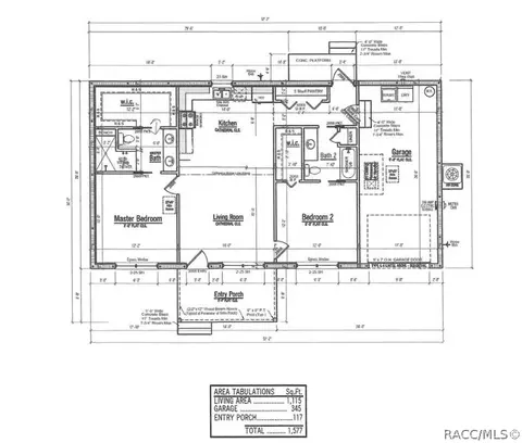 Floorplan - 6532 N Iris Dr, Hernando, FL 34442 photo 1 of 1