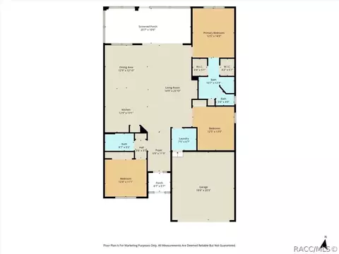 Floorplan - 1027 W Skyview Crossing Dr, Hernando, FL 34442 photo 1 of 1