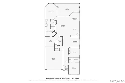Floorplan - 653 W Doerr Path, Hernando, FL 34442 photo 1 of 1