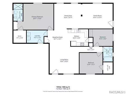 Floorplan - 7112 N Croton Pt, Hernando, FL 34442 photo 1 of 1