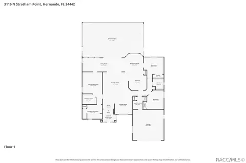 Floorplan - 3116 N Stratham Pt, Hernando, FL 34442 photo 1 of 1