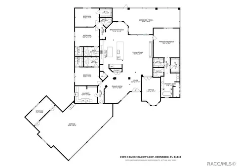 Floorplan - 1999 N Buckmeadow Loop, Hernando, FL 34442 photo 1 of 1