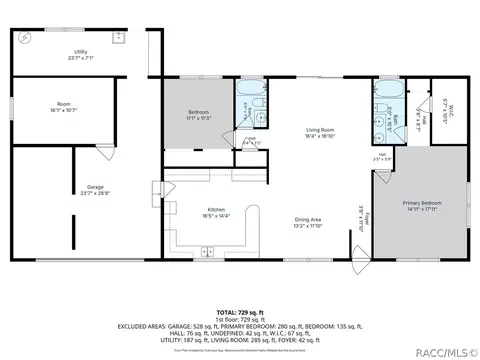 Floorplan - 4770 E Dartmouth Ln, Hernando, FL 34442 photo 1 of 1