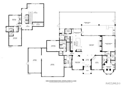 Floorplan - 10994 N River Ranch Path, Crystal River, FL 34428 photo 1 of 1