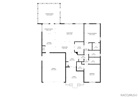 Floorplan - 2376 Bent Pine Ct, Spring Hill, FL 34606 photo 1 of 1