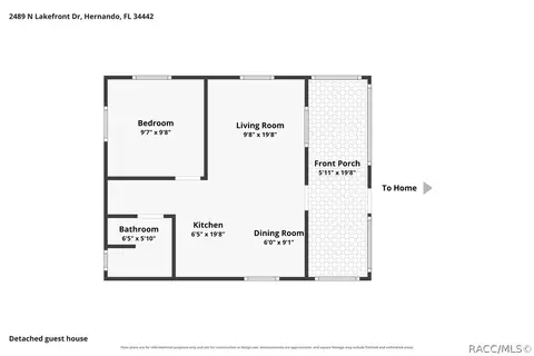 Floorplan - 2489 N Lakefront Dr, Hernando, FL 34442 photo 3 of 3