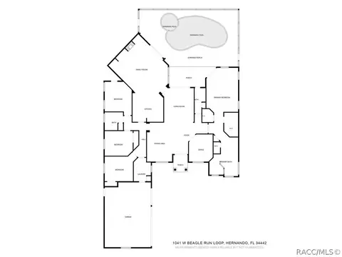 Floorplan - 1041 W Beagle Run Loop, Hernando, FL 34442 photo 1 of 1