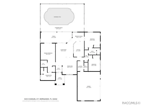Floorplan - 345 E Samuel Ct, Hernando, FL 34442 photo 1 of 1