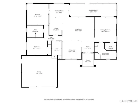 Floorplan - 4038 Eagle Trl, Hernando, FL 34442 photo 1 of 1