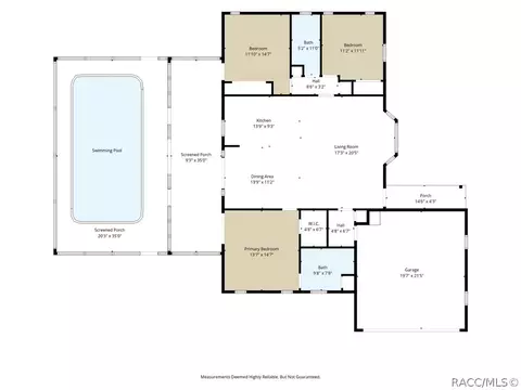 Floorplan - 680 E Connecticut Ln, Hernando, FL 34442 photo 1 of 1
