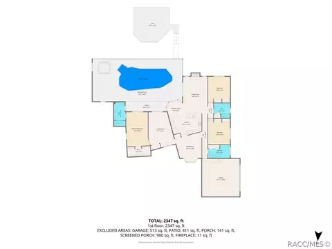 Floorplan - 390 W Britain St, Hernando, FL 34442 photo 1 of 1