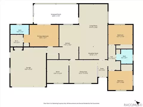 Floorplan - 337 E Buckingham Dr, Lecanto, FL 34461 photo 1 of 1